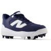 imageNew Balance UnisexChild Fresh Foam 3000 V7 Rubber Molded Baseball ShoeTeam NavyWhite