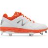 imageNew Balance Womens Fresh Foam Velo V1 Metal Softball CleatsOrangeWhite