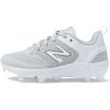 imageNew Balance Womens Fresh Foam Velo V3 Molded Softball ShoeGreyWhite