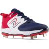 imageNew Balance Womens Fresh Foam Velo V3 Softball ShoeRedWhiteNavy Blue