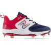 imageNew Balance Womens Fresh Foam Velo V3 Softball ShoeRedWhiteNavy Blue