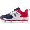 imageNew Balance Womens Fresh Foam Velo V3 Softball ShoeRedWhiteNavy Blue