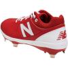 imageNew Balance Womens Fuse V2 Metal Softball ShoeRedWhite