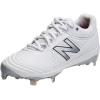 imageNew Balance Womens Fuse V2 Metal Softball ShoeWhiteSilver