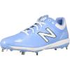 imageNew Balance Mens 4040 V5 Metal Baseball ShoeBaby BlueWhite