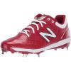imageNew Balance Mens 4040 V5 Metal Baseball ShoeMaroonWhite