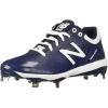 imageNew Balance Mens 4040 V5 Metal Baseball ShoeNavyWhite