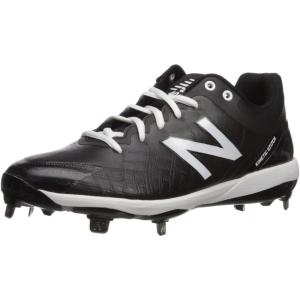 imageNew Balance Mens 4040 V5 Metal Baseball ShoeBlackWhite