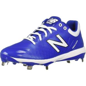 imageNew Balance Mens 4040 V5 Metal Baseball ShoeRoyalWhite