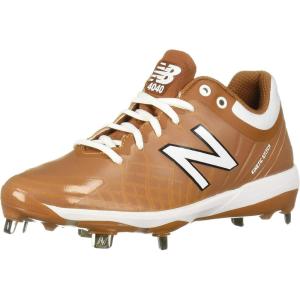 imageNew Balance Mens 4040 V5 Metal Baseball ShoeTexasOrange