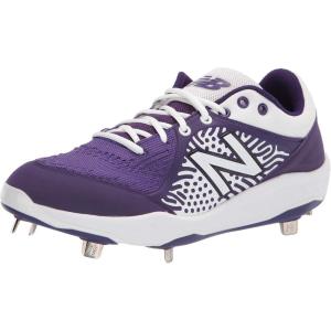 imageNew Balance Mens Fresh Foam 3000 V5 Metal Baseball ShoePurple  White