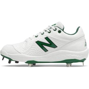 imageNew Balance Mens Fresh Foam 3000 V5 Metal Baseball ShoeWhite  Green