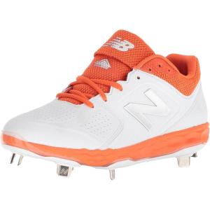imageNew Balance Womens Fresh Foam Velo V1 Metal Softball CleatsOrangeWhite