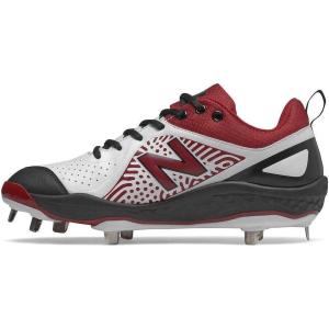 imageNew Balance Womens Fresh Foam Velo V2 Metal Softball ShoeMaroonBlackWhite