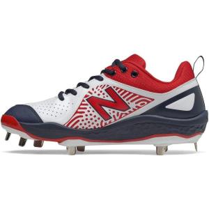 imageNew Balance Womens Fresh Foam Velo V2 Metal Softball ShoeRedWhiteBlue