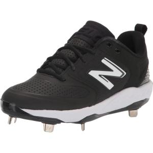 imageNew Balance Womens Fresh Foam Velo V3 Softball ShoeBlackWhite Synthetic