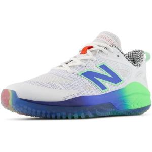 imageNew Balance Womens Fresh Foam Velo V4 TurfTrainer Softball ShoeWhiteBright Lapis