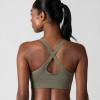 imageNew Balance 2 Pack Ladies Sports Bra Sostn Deportivo Adjustable Straps Seamless WirefreeSea SaltDark Olive