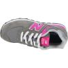 imageNew Balance 574 G Kids Youth SneakerGreyPink