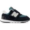 imageNew Balance BabyBoys 574 V1 History Newb Hook ampamp Loop SneakerBlackNew Spruce