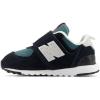 imageNew Balance BabyBoys 574 V1 History Newb Hook ampamp Loop SneakerBlackNew Spruce