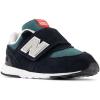 imageNew Balance BabyBoys 574 V1 History Newb Hook ampamp Loop SneakerBlackNew Spruce