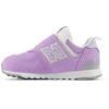 imageNew Balance BabyGirls 574 V1 Essentials Comfort Newb Hook and Loop SneakerLilac GloBright Lavender