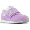 imageNew Balance BabyGirls 574 V1 Essentials Comfort Newb Hook and Loop SneakerLilac GloBright Lavender