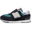 imageNew Balance BabyGirls 574 V1 History Newb Hook ampamp Loop SneakerBlackNew Spruce