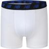 imageNew Balance Boys 35quot Underwear Performance Boxer Briefs 4 PackBlackTeam RoyalWhiteMagnet Print
