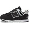 imageNew Balance Boys 574 Newb V1 Neo Sole Hook and Loop SneakerBlackSilver Metallic