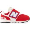 imageNew Balance Boys 574 Newb V1 Neo Sole Hook and Loop SneakerTeam RedWhiteBright Lapis