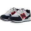 imageNew Balance Boys 574 V1 Laceup SneakerBlackNimbus CloudTrue Red