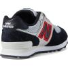 imageNew Balance Boys 574 V1 Laceup SneakerBlackNimbus CloudTrue Red