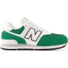 imageNew Balance Boys 574 V1 Laceup SneakerClassic PineWhiteBlack