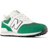 imageNew Balance Boys 574 V1 Laceup SneakerClassic PineWhiteBlack