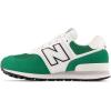 imageNew Balance Boys 574 V1 Laceup SneakerClassic PineWhiteBlack