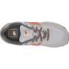 imageNew Balance Boys 574 V1 Laceup SneakerGreyOrangeGreen