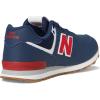 imageNew Balance Boys 574 V1 Laceup SneakerNb NavyTeam Red
