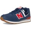 imageNew Balance Boys 574 V1 Laceup SneakerNb NavyTeam Red