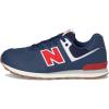 imageNew Balance Boys 574 V1 Laceup SneakerNb NavyTeam Red