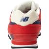 imageNew Balance Boys 574 V1 Laceup SneakerRedNavy