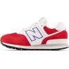 imageNew Balance Boys 574 V1 Laceup SneakerTeam RedWhiteBright Lapis