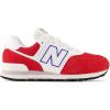 imageNew Balance Boys 574 V1 Laceup SneakerTeam RedWhiteBright Lapis