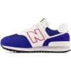 imageNew Balance Boys 574 V1 Laceup SneakerTeam RoyalWhiteTrue Red