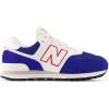 imageNew Balance Boys 574 V1 Laceup SneakerTeam RoyalWhiteTrue Red