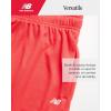 imageNew Balance Boys Active Shorts  Performance Gym Shorts with Pockets  Kids Mesh Athletic Shorts for Boys Size 420Red
