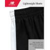 imageNew Balance Boys Athletic Shorts  2 Pack MoistureWicking Performance Mesh Running and Sports Shorts for Boys for 420Black Ath Grey
