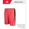 imageNew Balance Boys Athletic Shorts  2 Pack MoistureWicking Performance Mesh Running and Sports Shorts for Boys for 420Drifted Red Rain Cloud