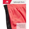 imageNew Balance Boys Athletic Shorts  2 Pack MoistureWicking Performance Mesh Running and Sports Shorts for Boys for 420Drifted Red Rain Cloud